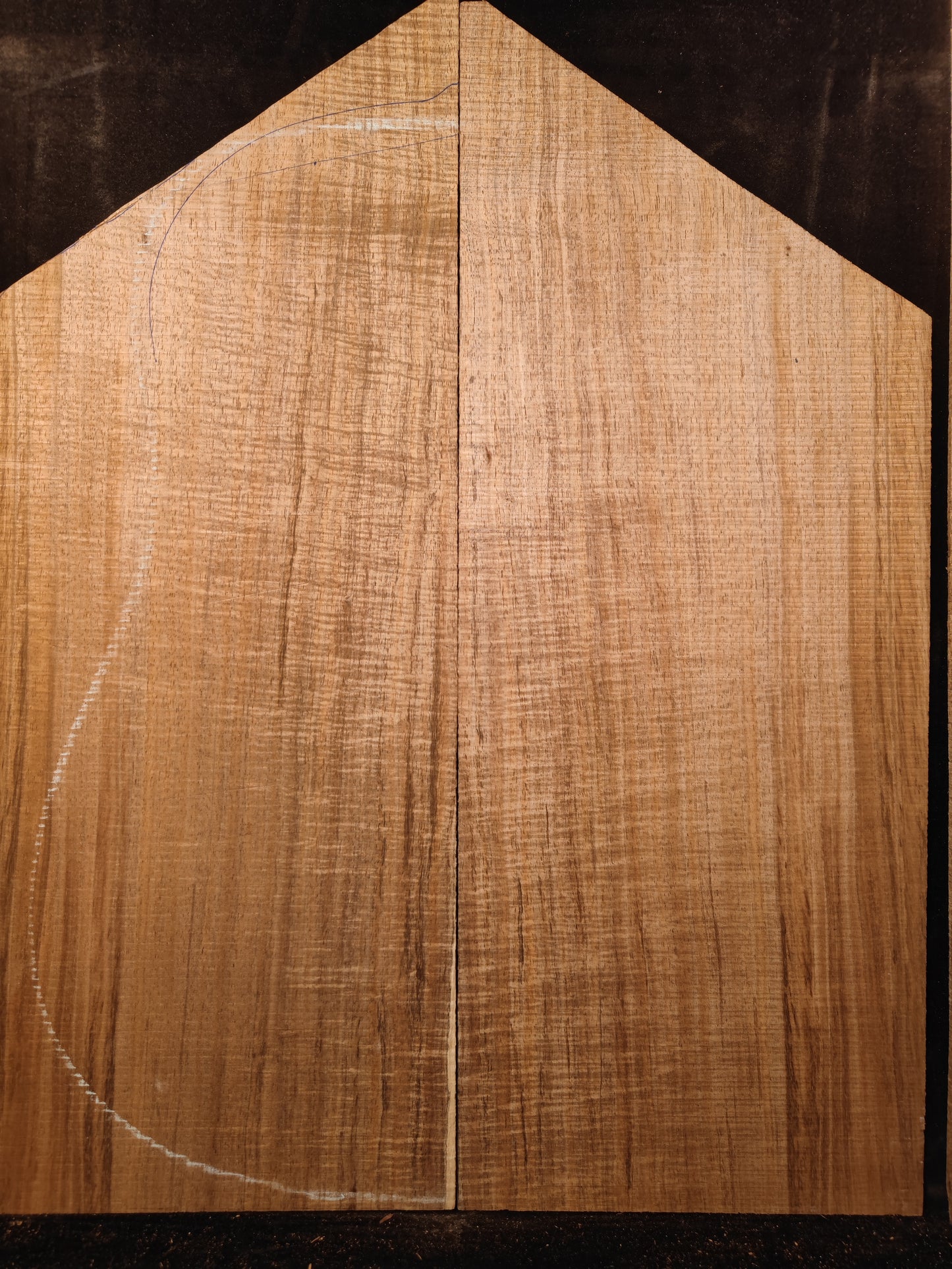 5A tasmanian blackwood guitar backs&sides set