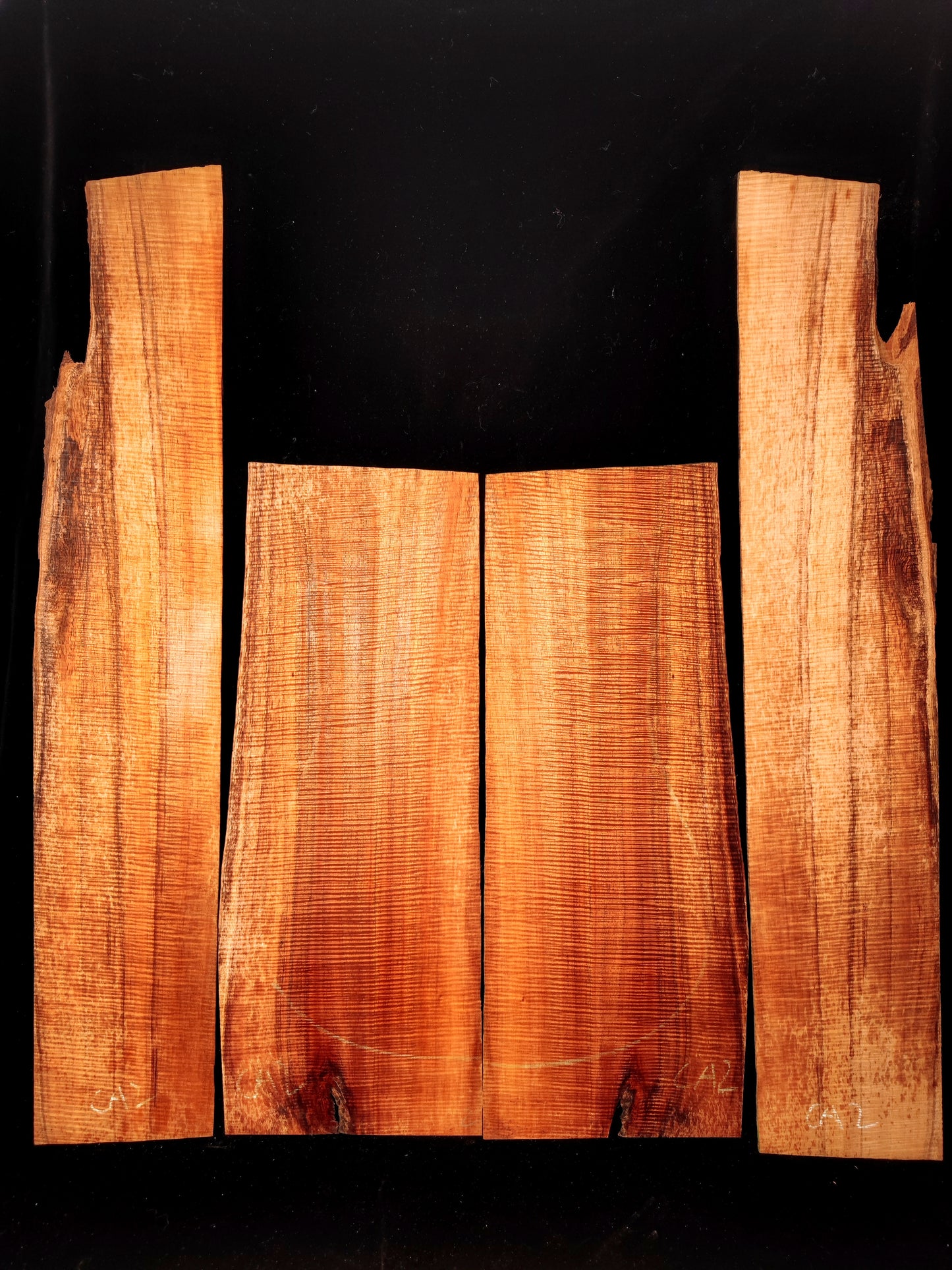 #CA2 Master Grade Hawaiian Koa guitar backs&sides set