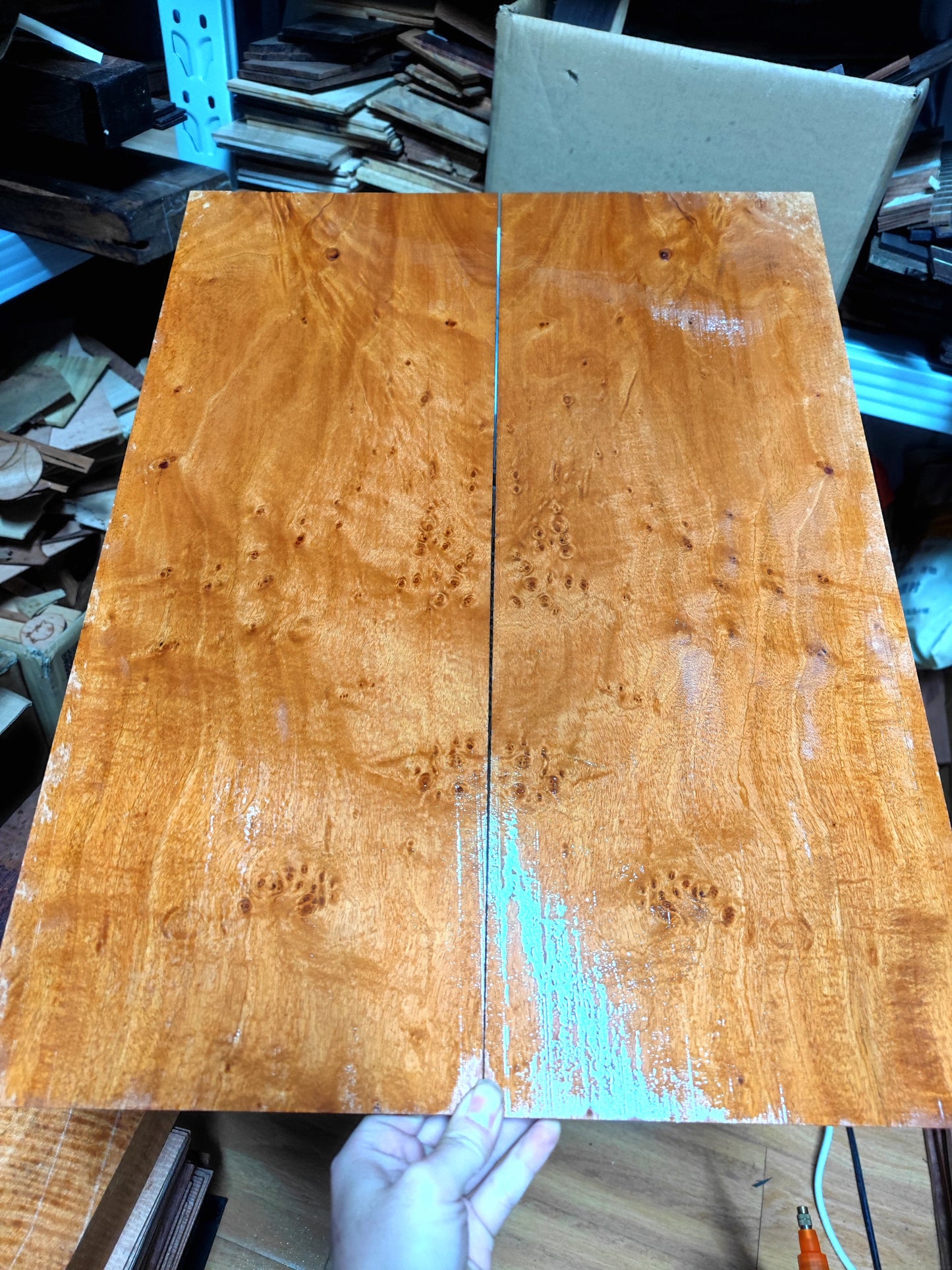 Cuban mahogany electric guitar Drop top