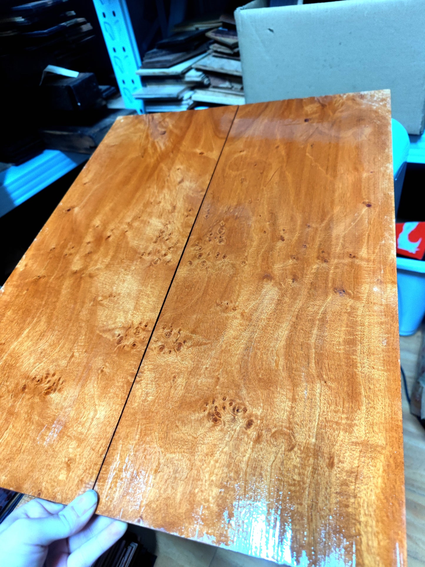 Cuban mahogany electric guitar Drop top