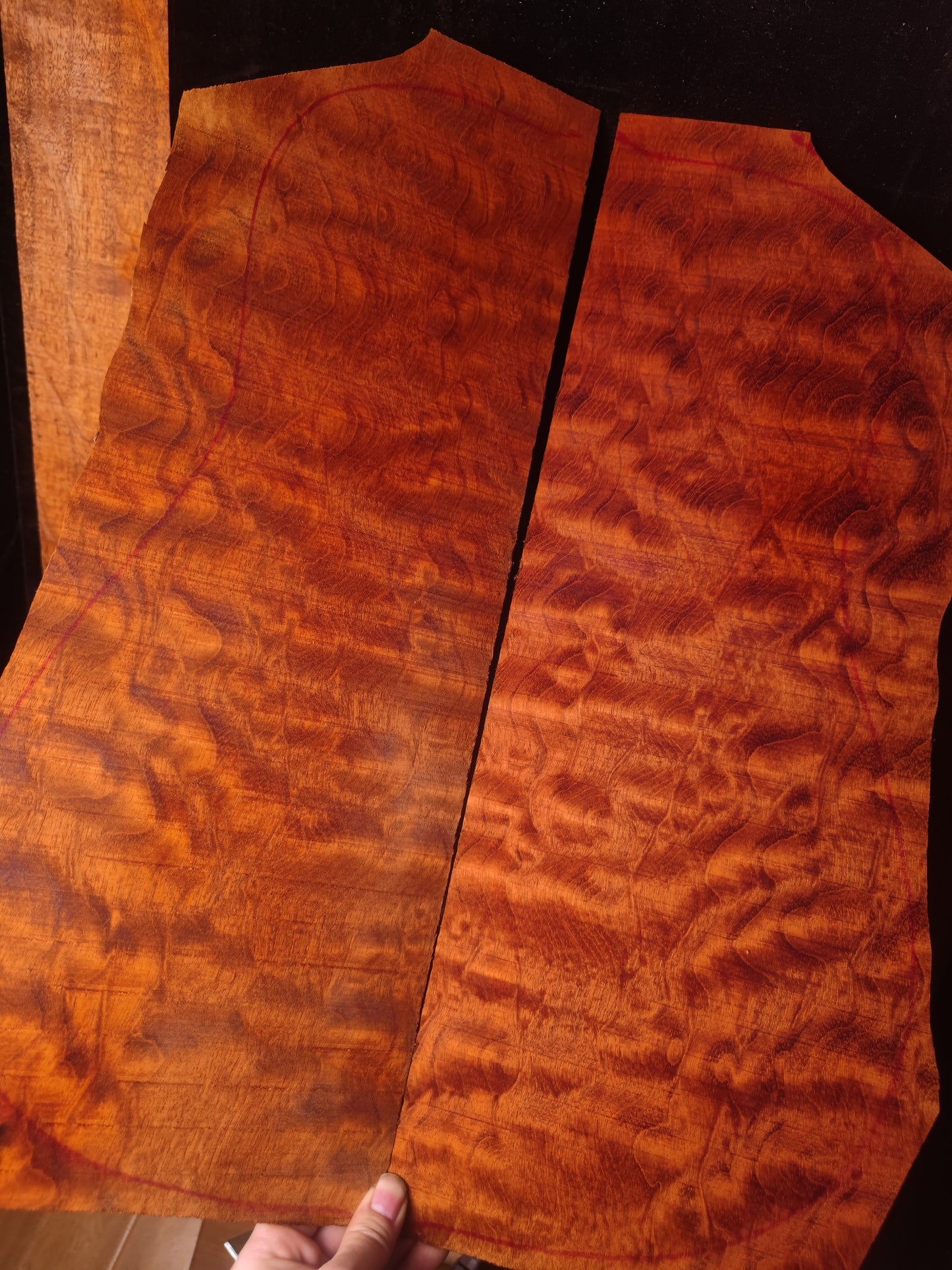 #02 THE TREE honduran mahogany guitar backs&sides set