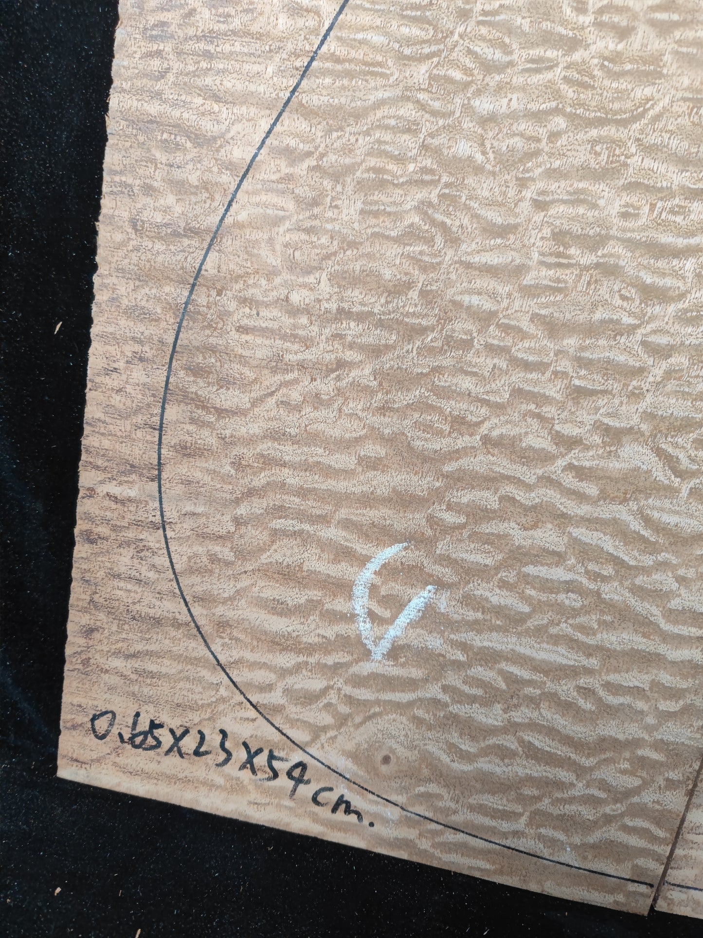 Quilted sapele electric guitar droptop set #4