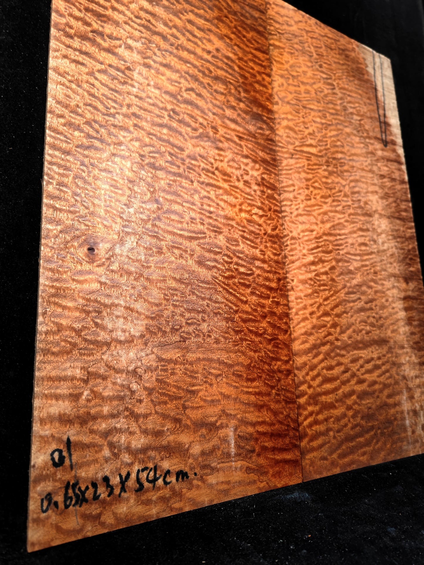 Quilted sapele electric guitar droptop set #01