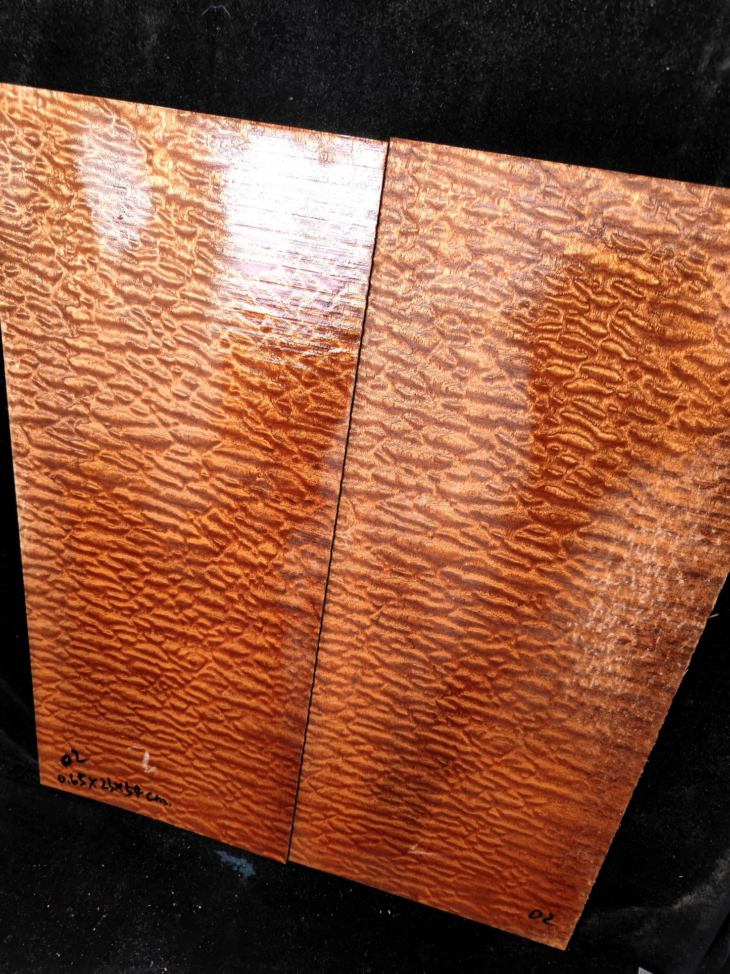 Quilted sapele electric guitar droptop set #2