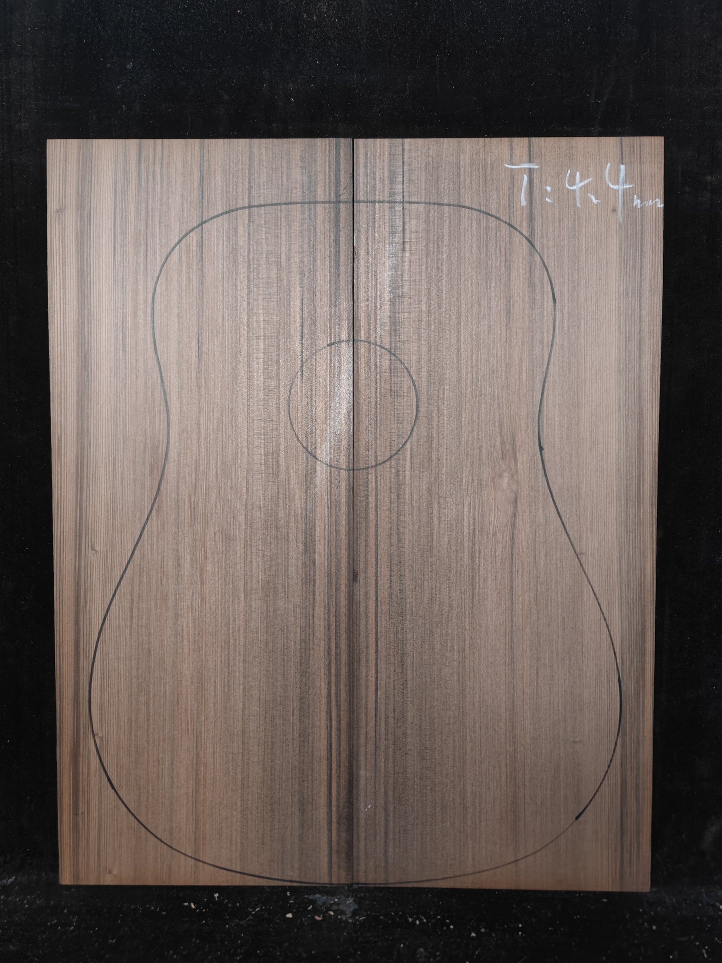 Darker sinker redwood guitar top set #1