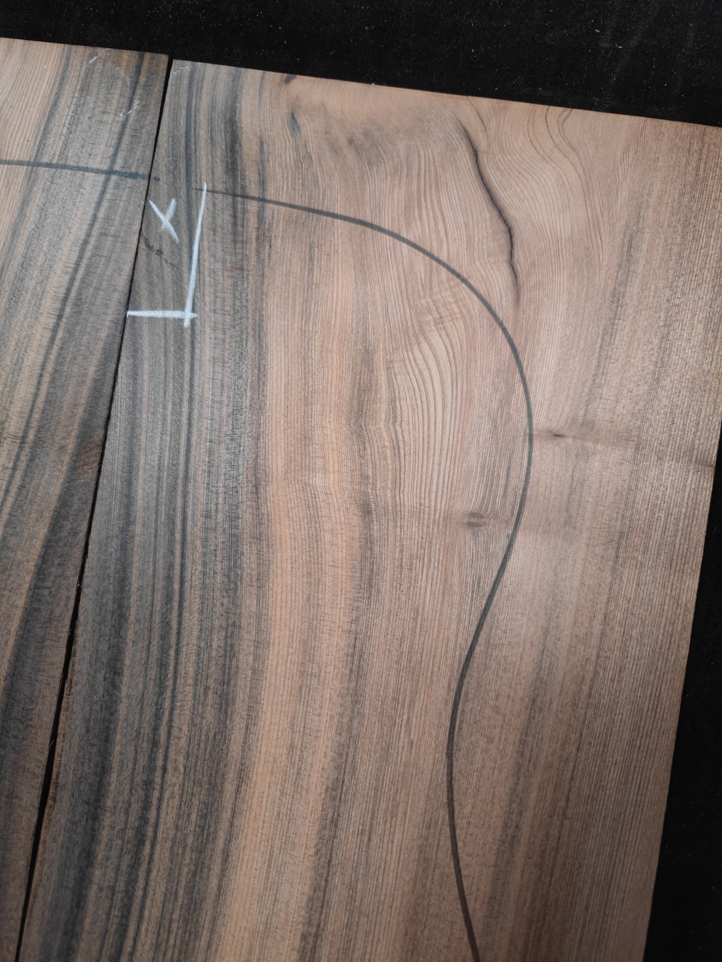 Darker sinker redwood guitar top set #2