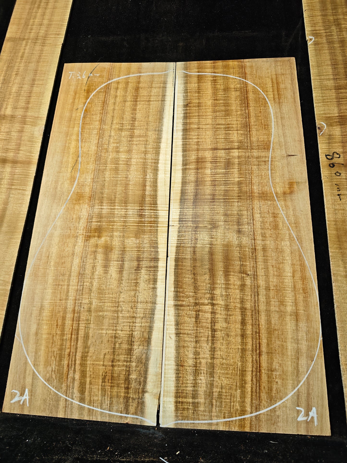 Asian acacia guitar backs&sides set #2