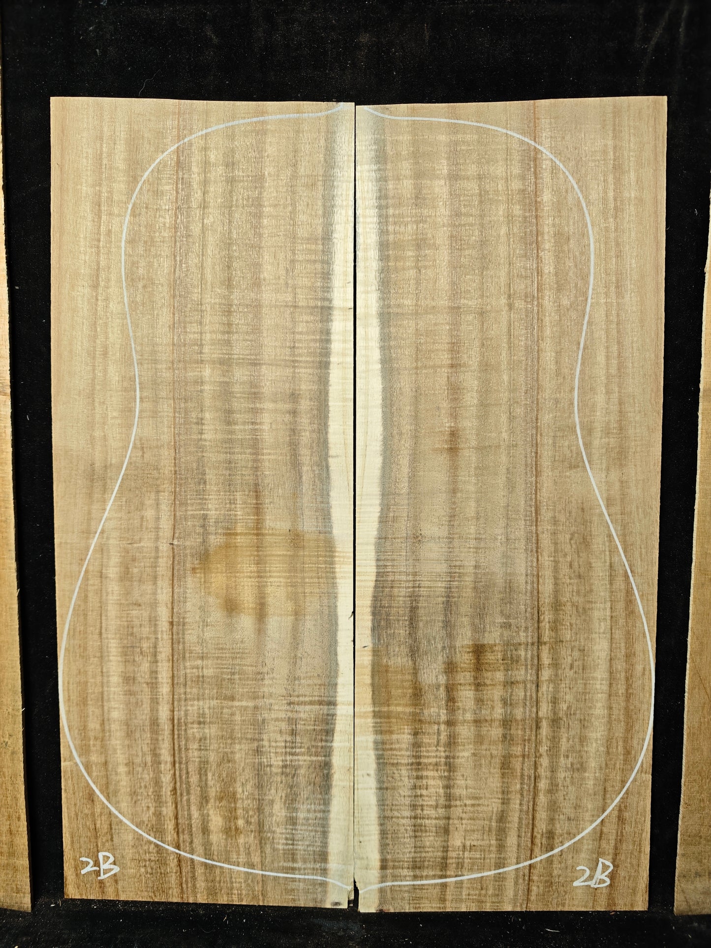 Asian acacia guitar backs&sides set #2