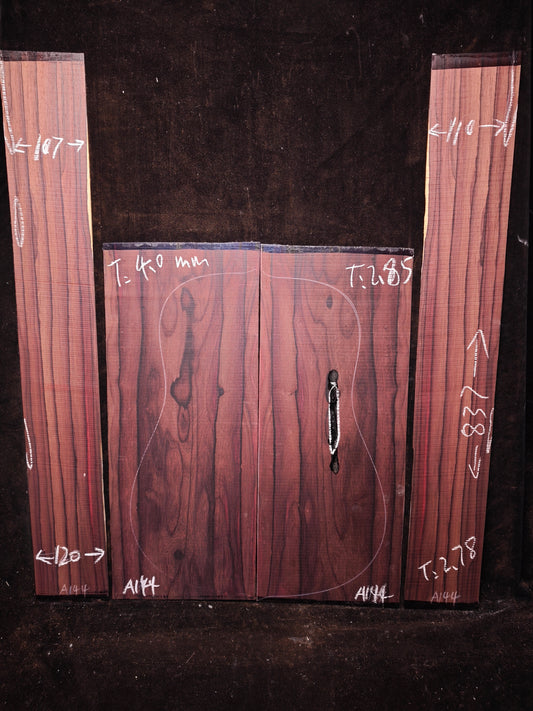 Bois de Rose madagascar rosewood back&sides guitar set