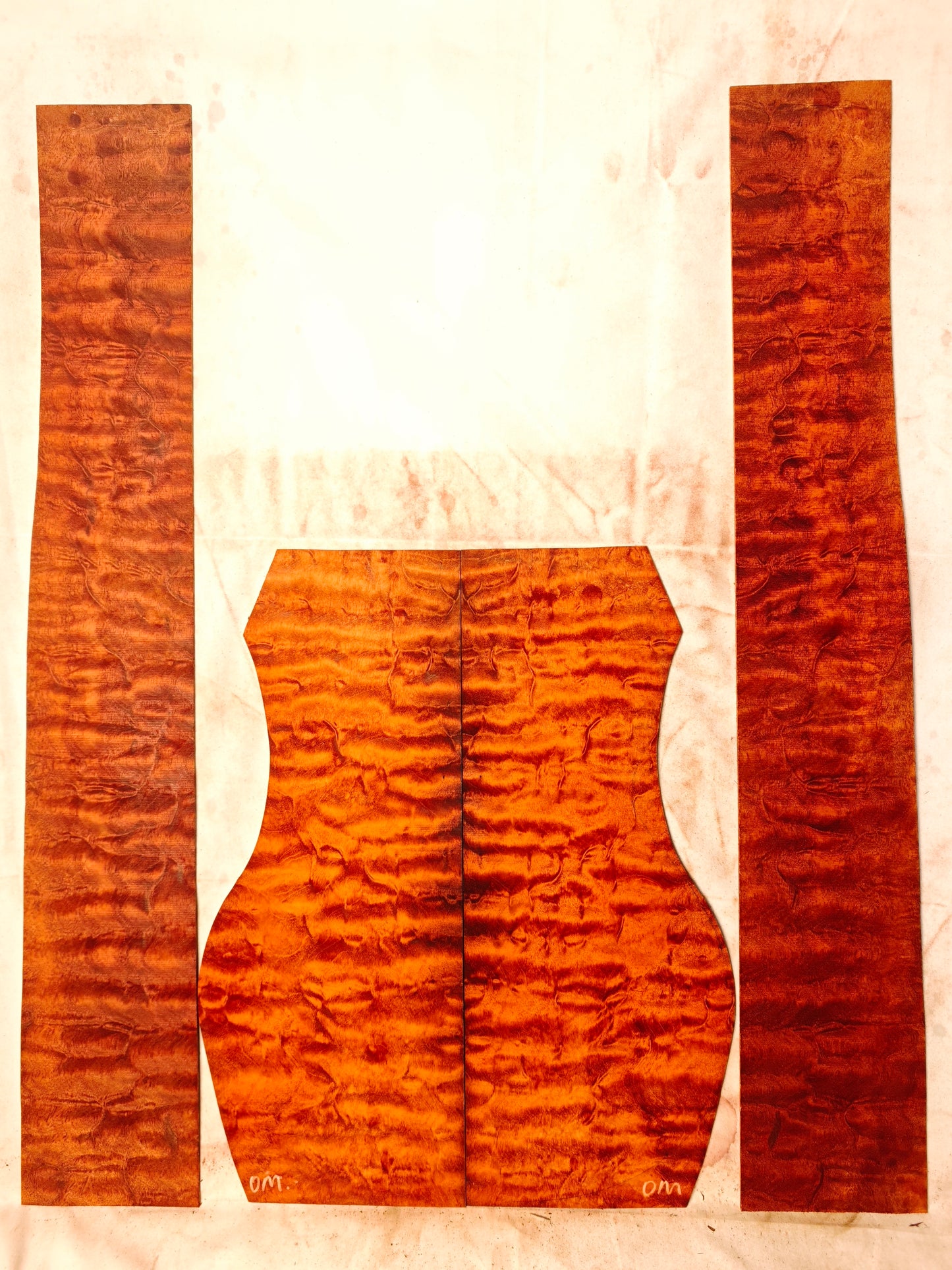 THE TREE honduran mahogany guitar backs&sides set