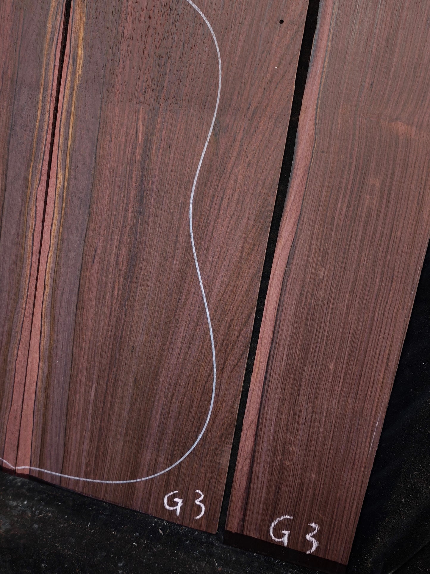 G3 Striped Guatemalan Rosewood back&sides guitar set