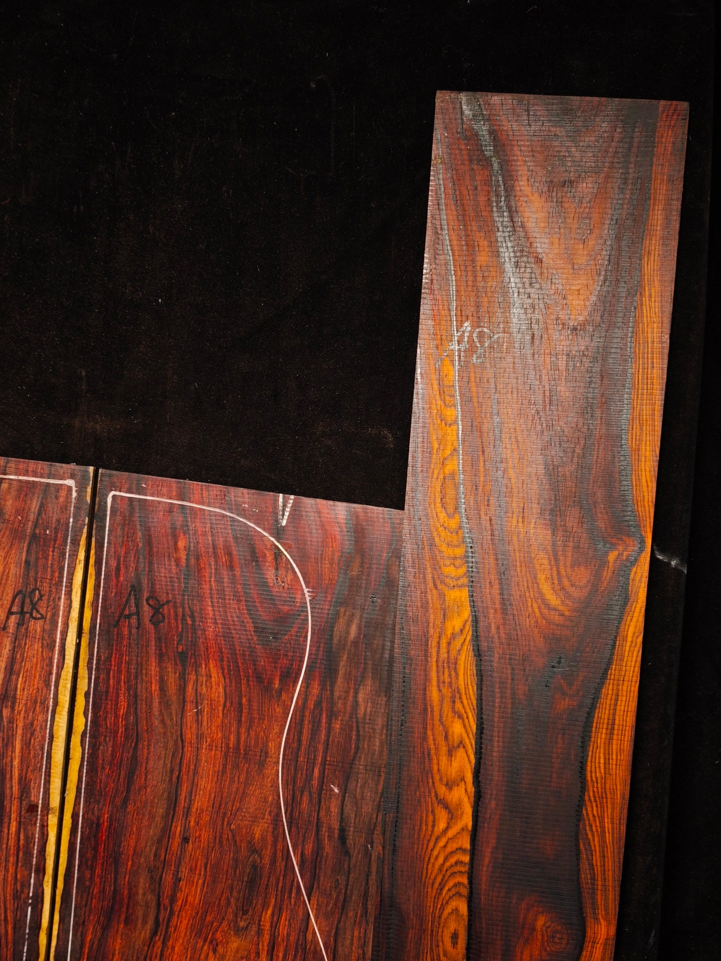 Mexico cocobolo back&sides guitar set