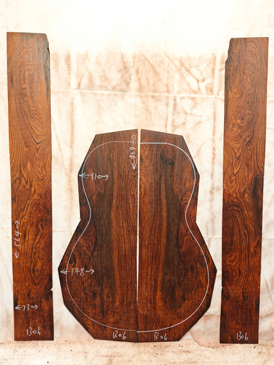 #06 Brazilian Rosewood Ukulele set with CITES