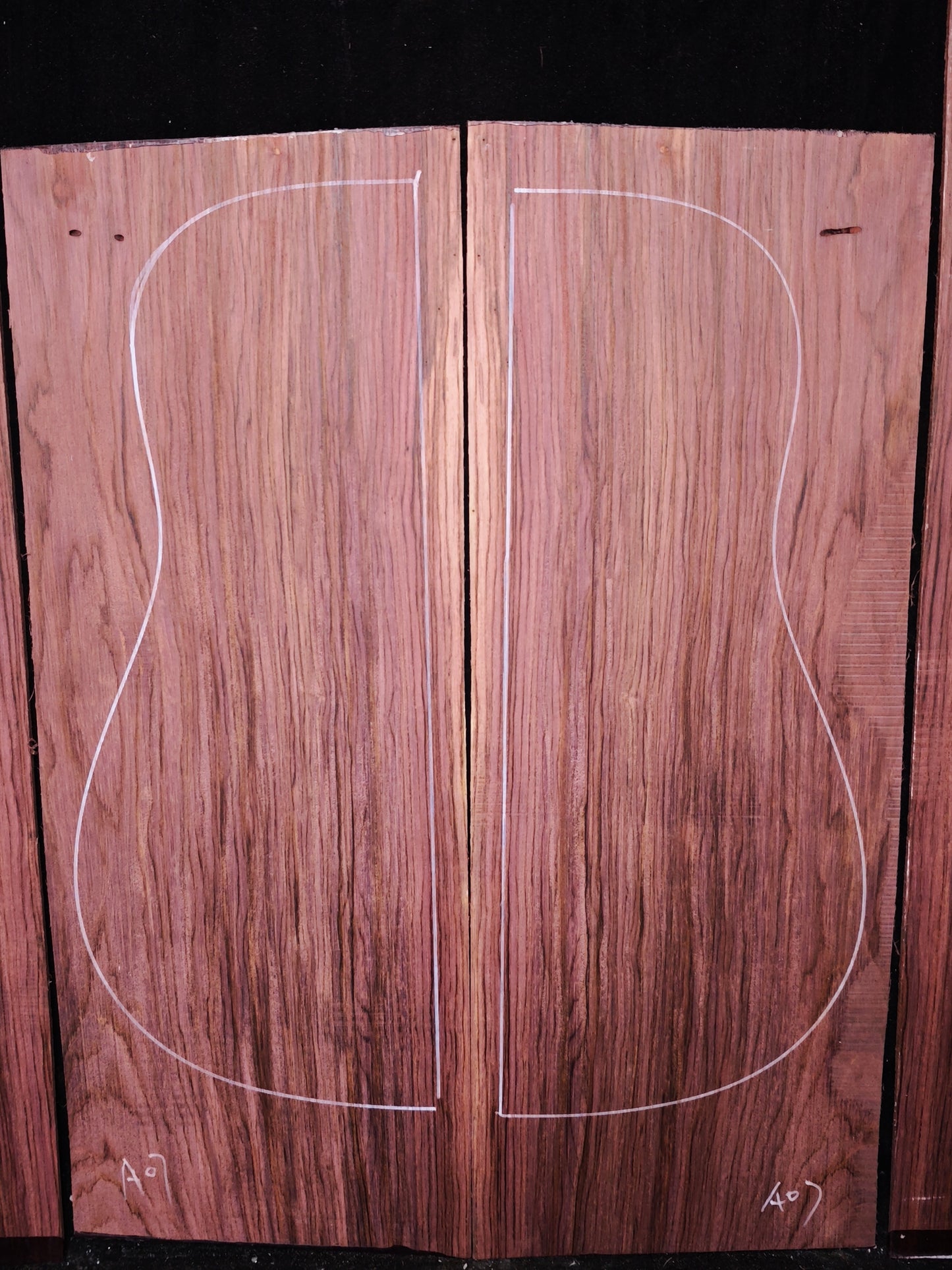 A07 Guatemalan Rosewood back&sides guitar set