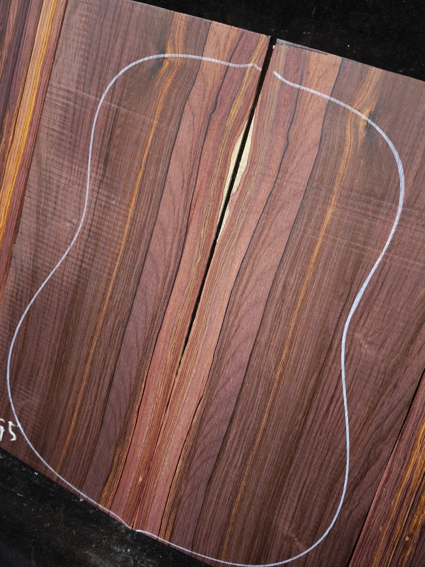 G5 Striped Guatemalan Rosewood back&sides guitar set