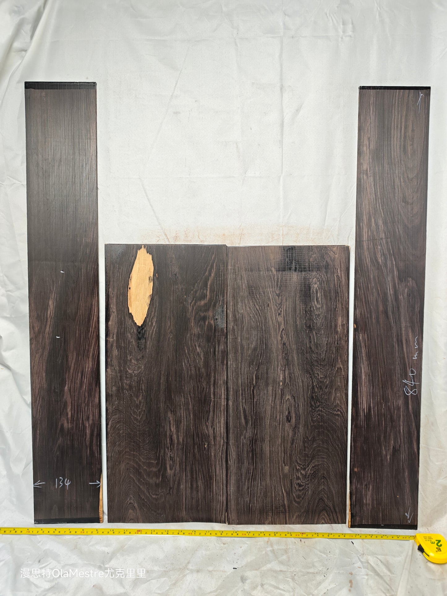 #12 african blackwood back&sides guitar set