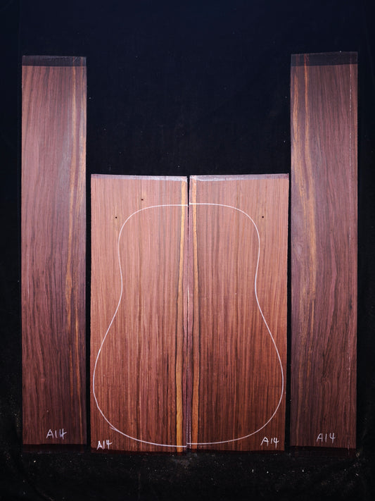 A14 Guatemalan Rosewood back&sides guitar set