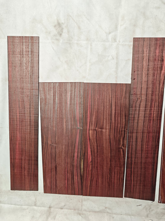 Quartersawn bois de Rose tenor ukulele back&sides set