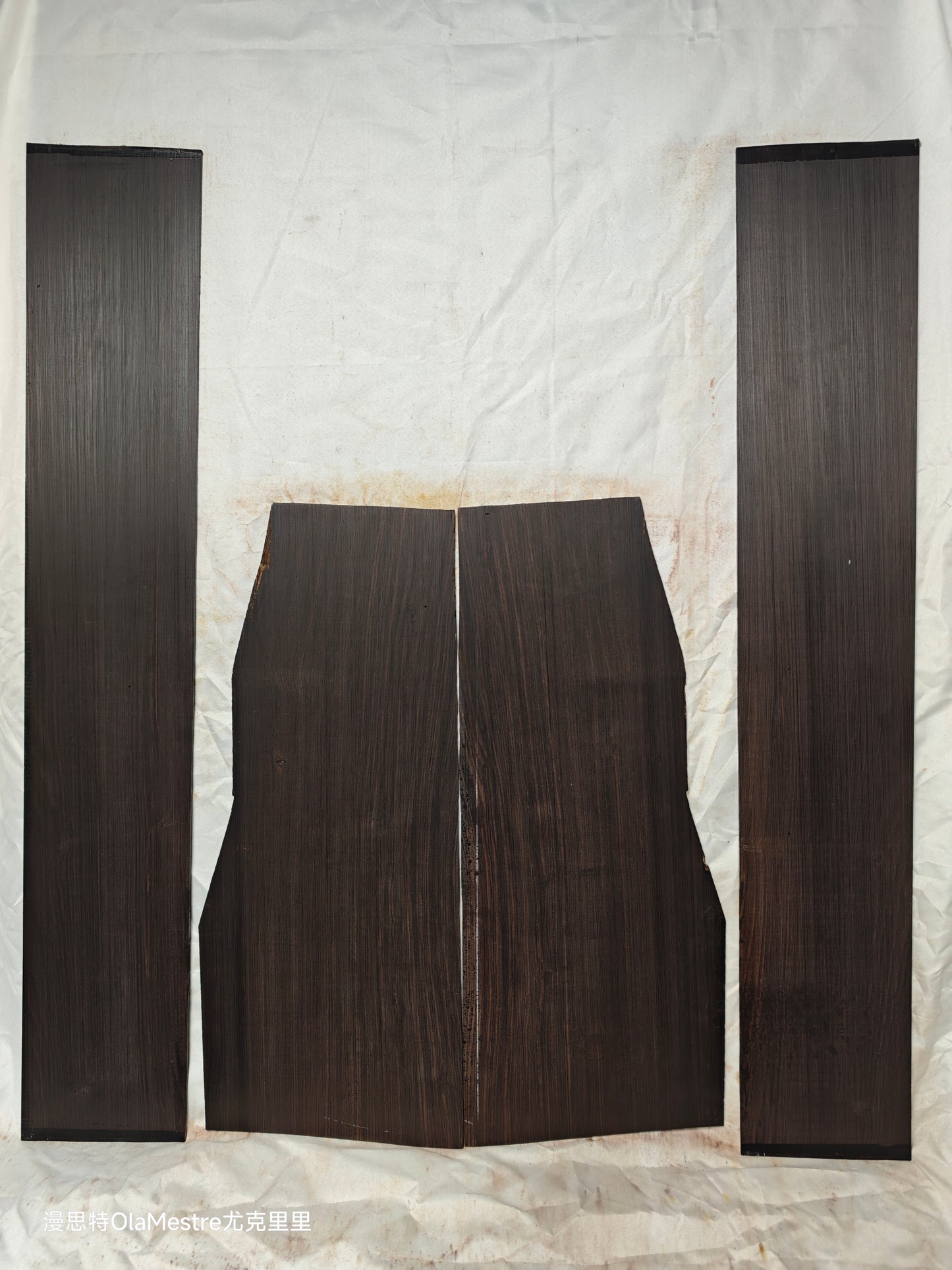 MA04 Quartersawn african blackwood back&sides guitar set with CITES