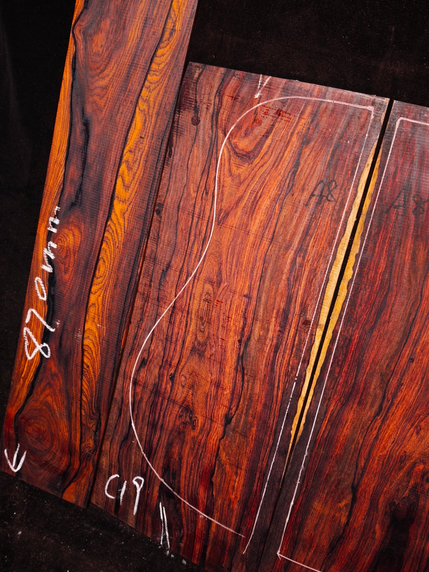Mexico cocobolo back&sides guitar set