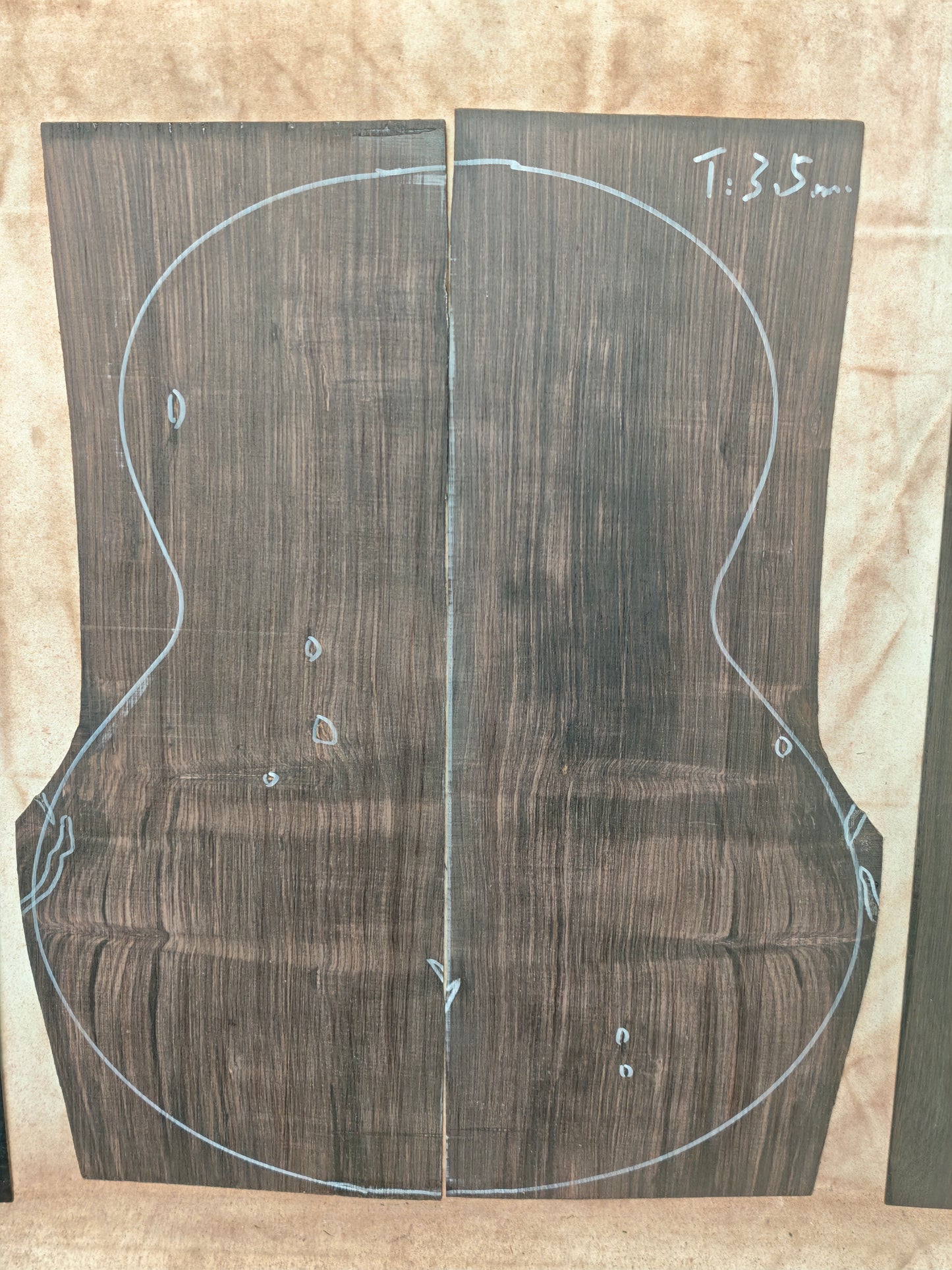 african blackwood back&sides classical guitar set
