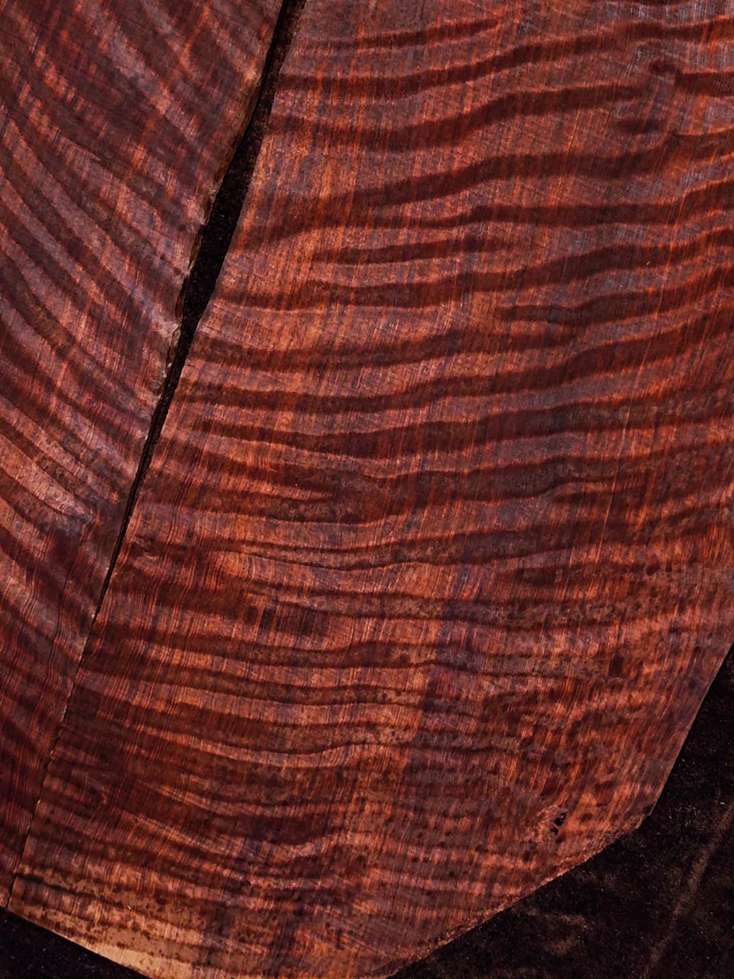 master grade ancient curly sinker redwood guitar top set #D05