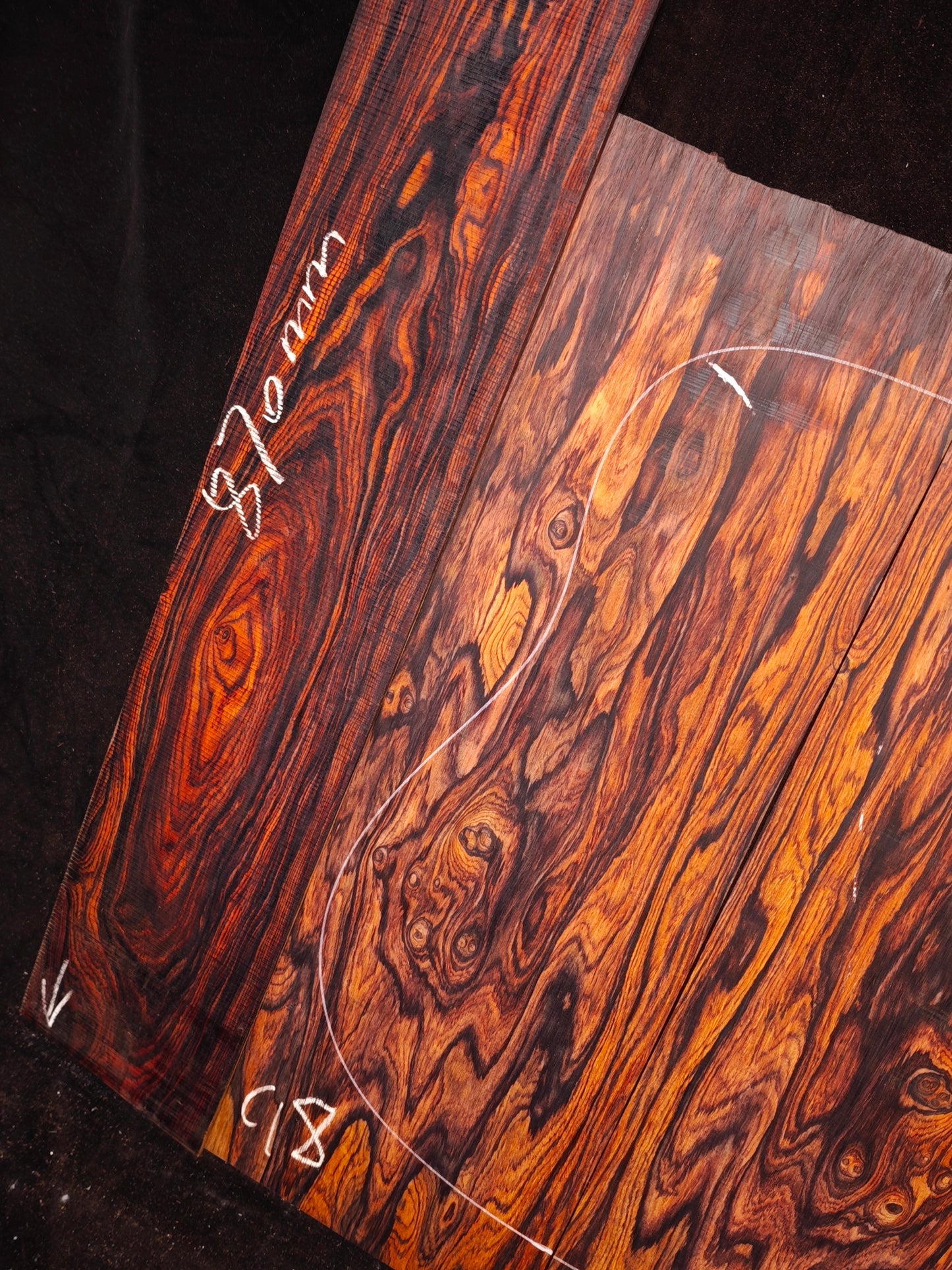 Mexico cocobolo back&sides guitar set C18