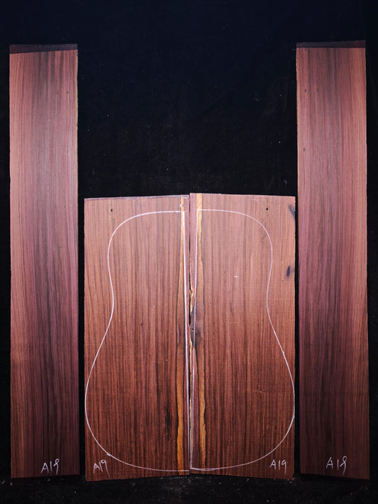 A19 Guatemalan Rosewood back&sides guitar set