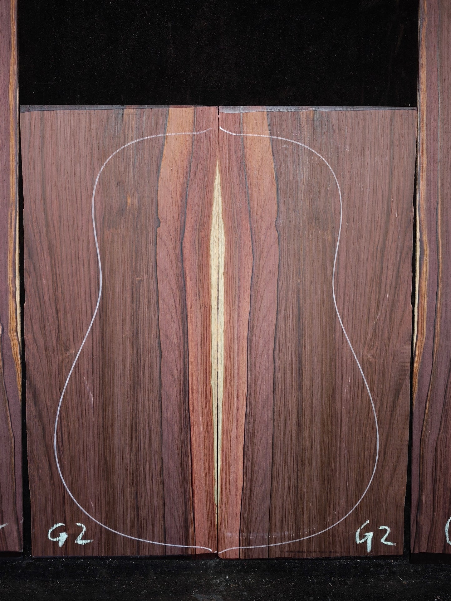 G2 Striped Guatemalan Rosewood back&sides guitar set