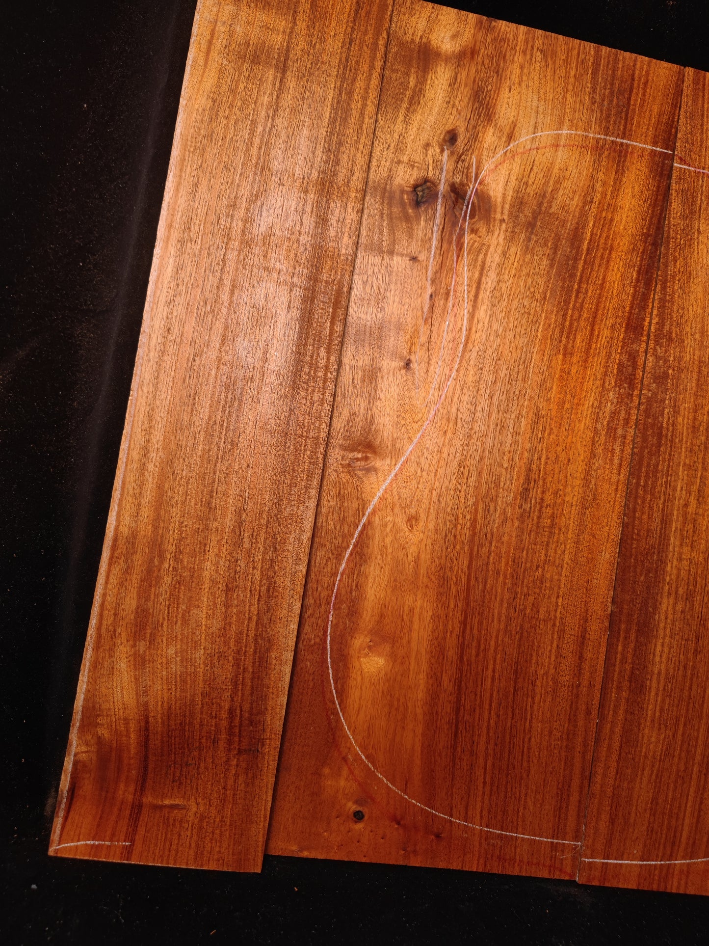 sinker honduran mahogany guitar backs&sides