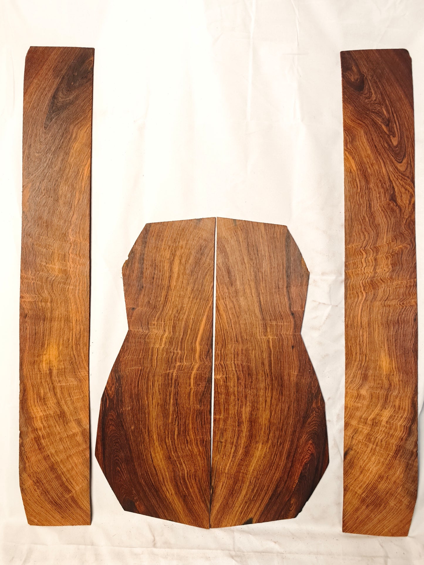 #07 MA Quartersawn Brazilian rosewood guitar backs&sides set with CITES