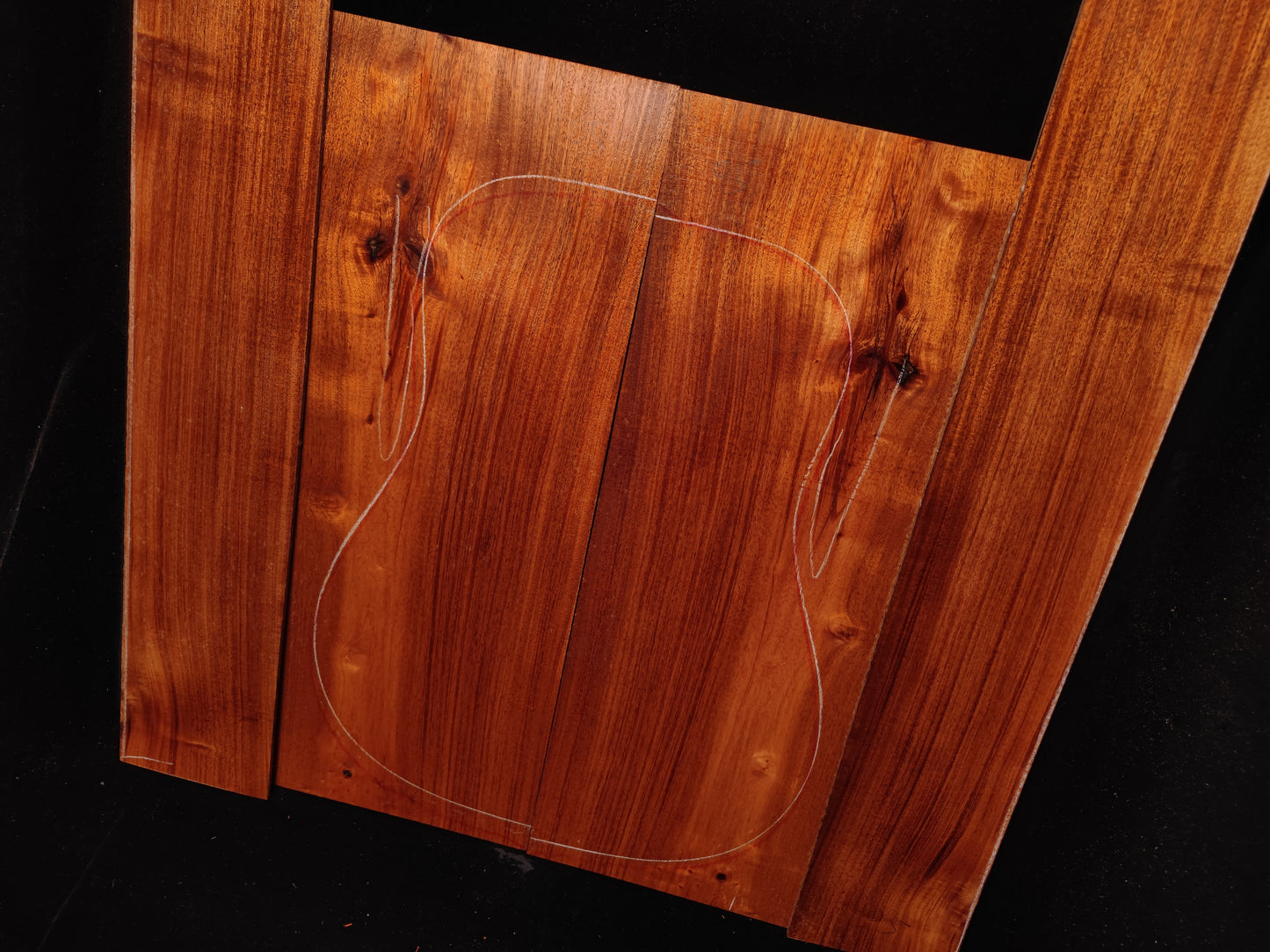 sinker honduran mahogany guitar backs&sides