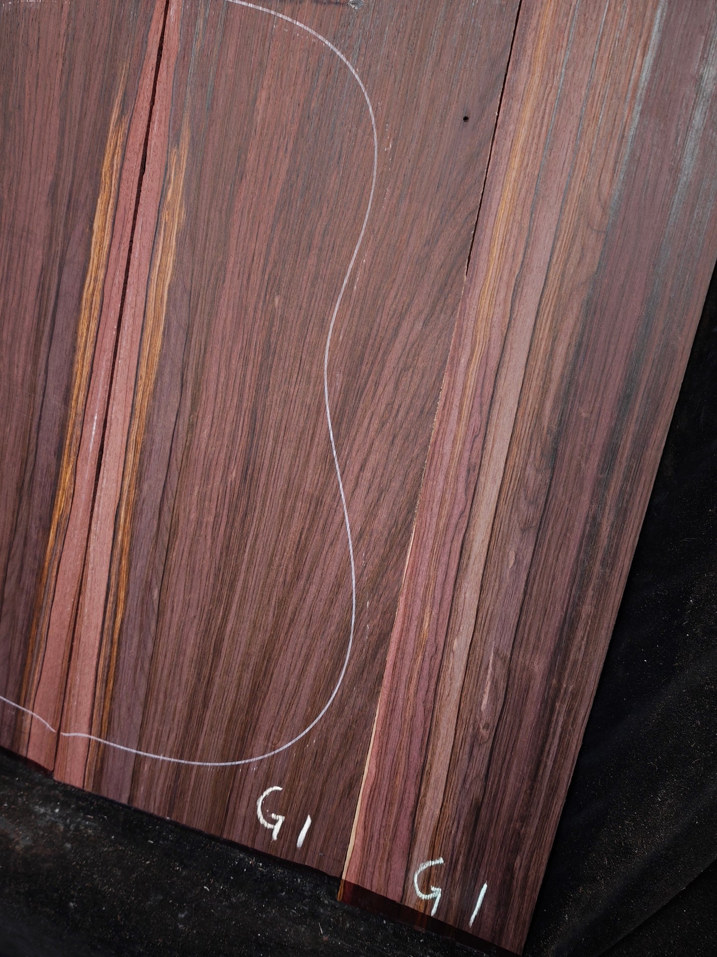 G1 Striped Guatemalan Rosewood back&sides guitar set