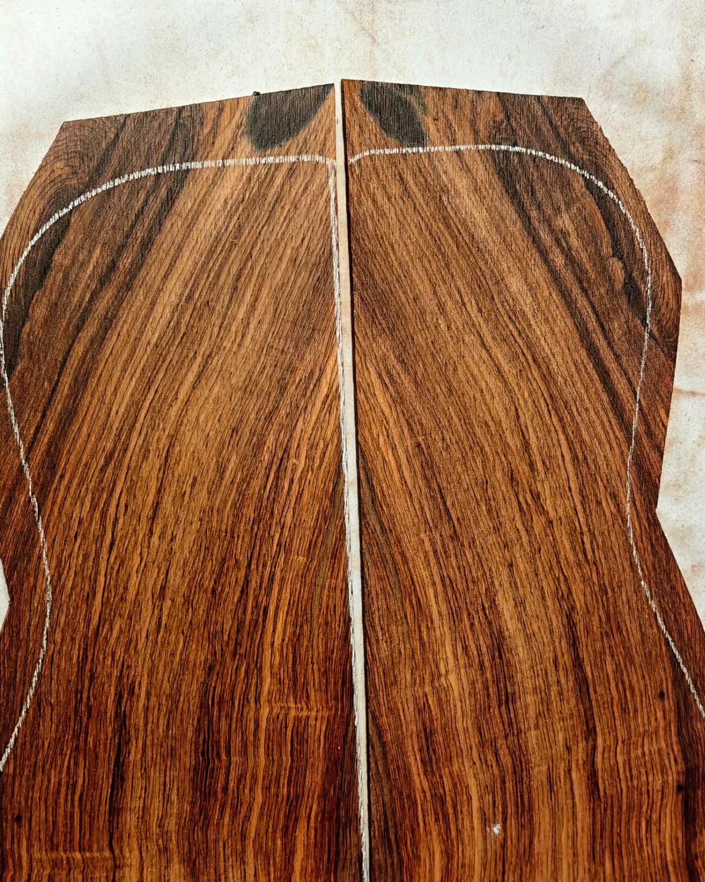 #01 MA Quartersawn Brazilian rosewood guitar backs&sides set with CITES