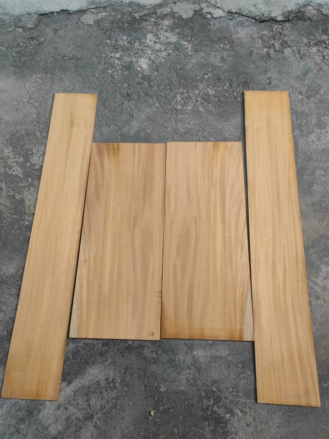 5 honduran mahogany guitar back & sides sets