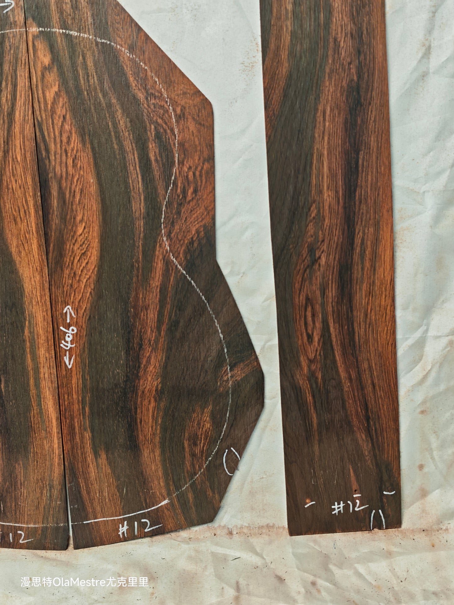 #12 Brazilian Rosewood Ukulele set with CITES-Certified