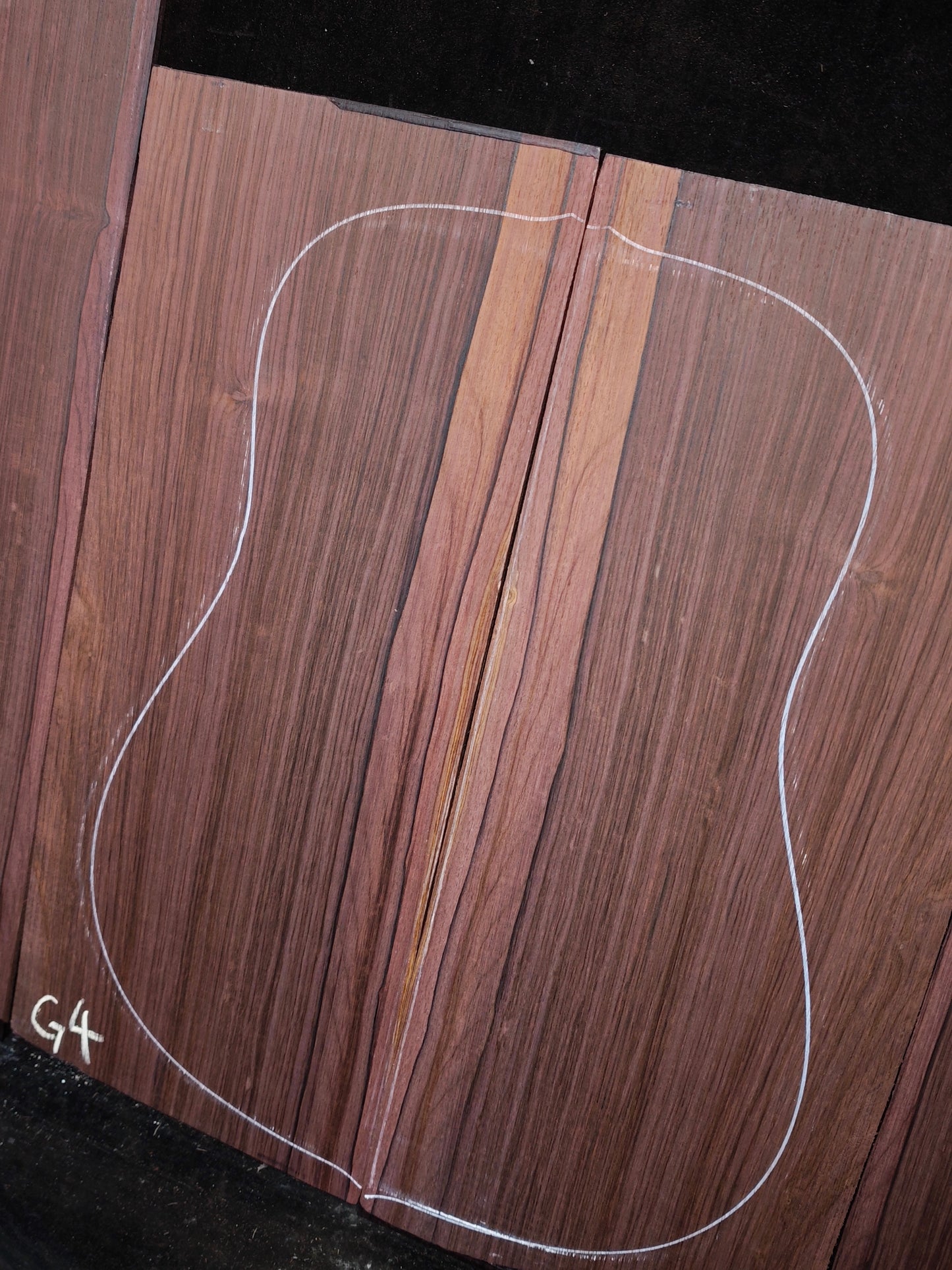 G4 Striped Guatemalan Rosewood back&sides guitar set