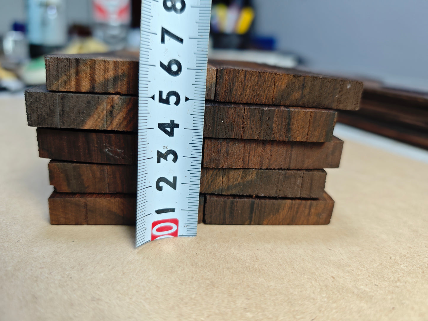 Brazilian Rosewood Guitar Bridge Blanks