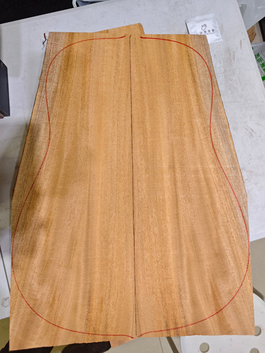 5 honduran mahogany guitar back & sides sets