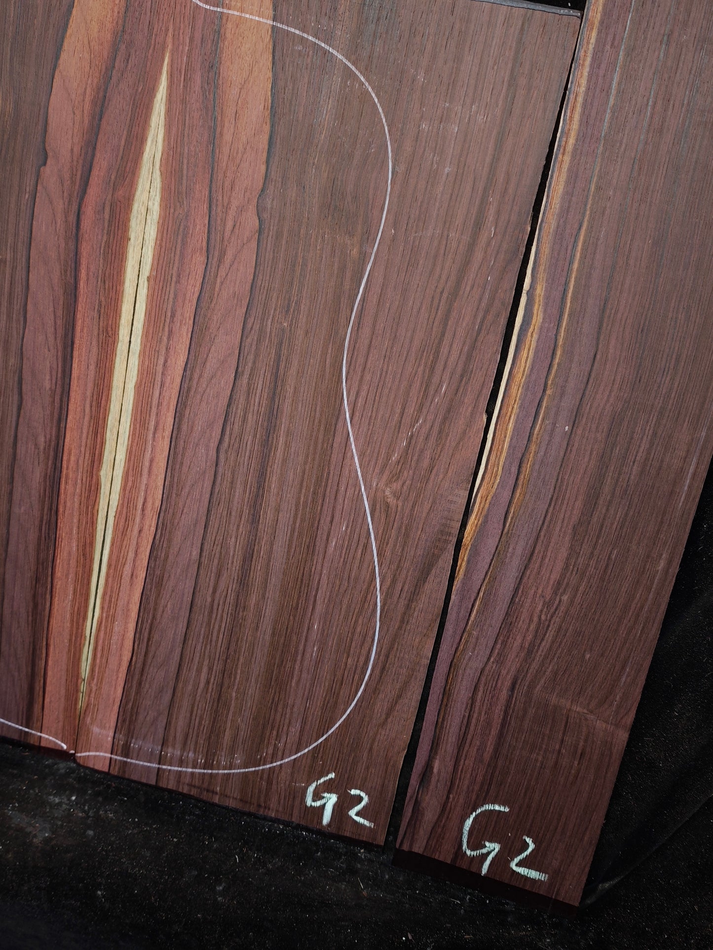 G2 Striped Guatemalan Rosewood back&sides guitar set
