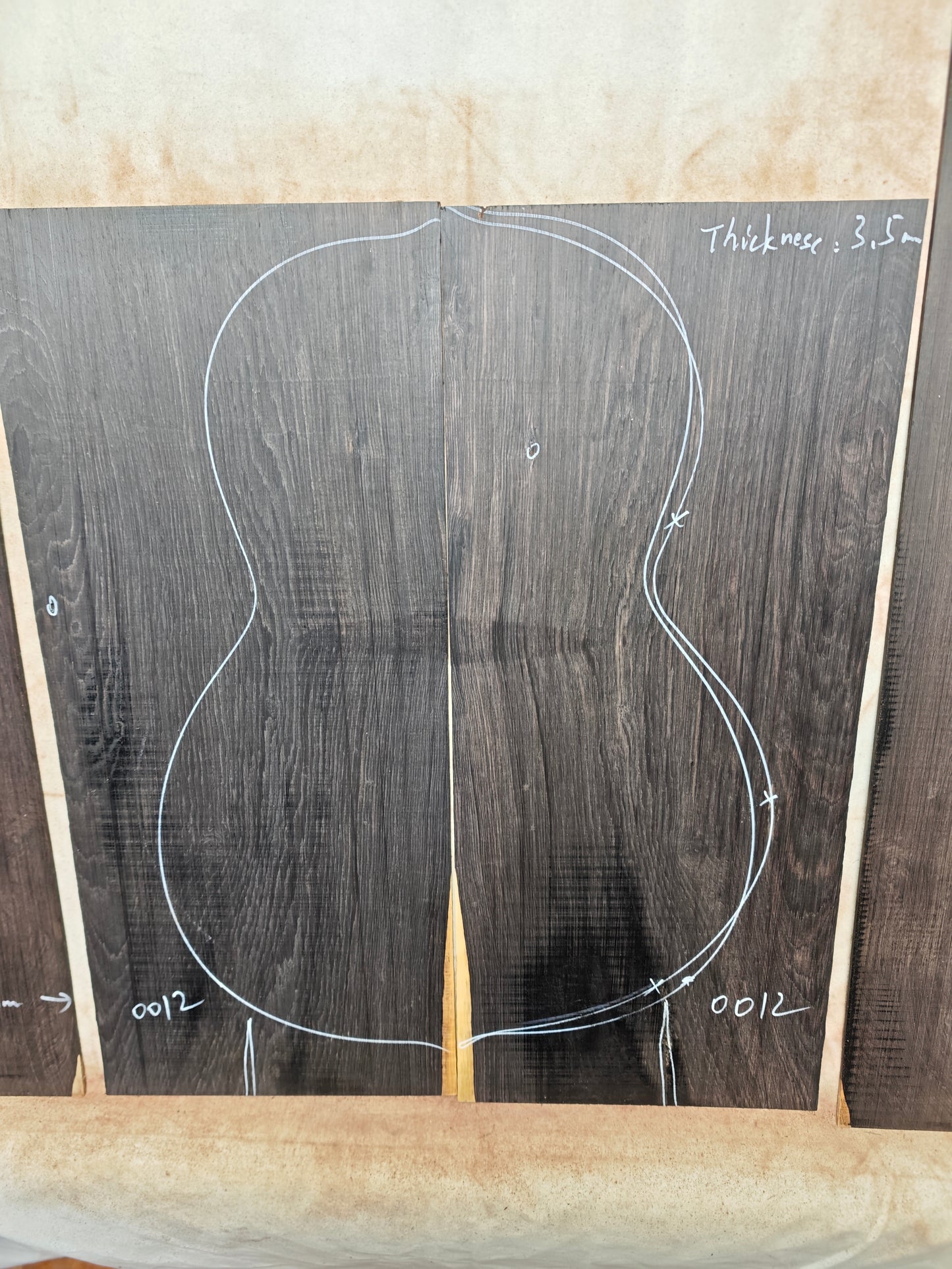 Quartersawn african blackwood back&sides classical guitar set