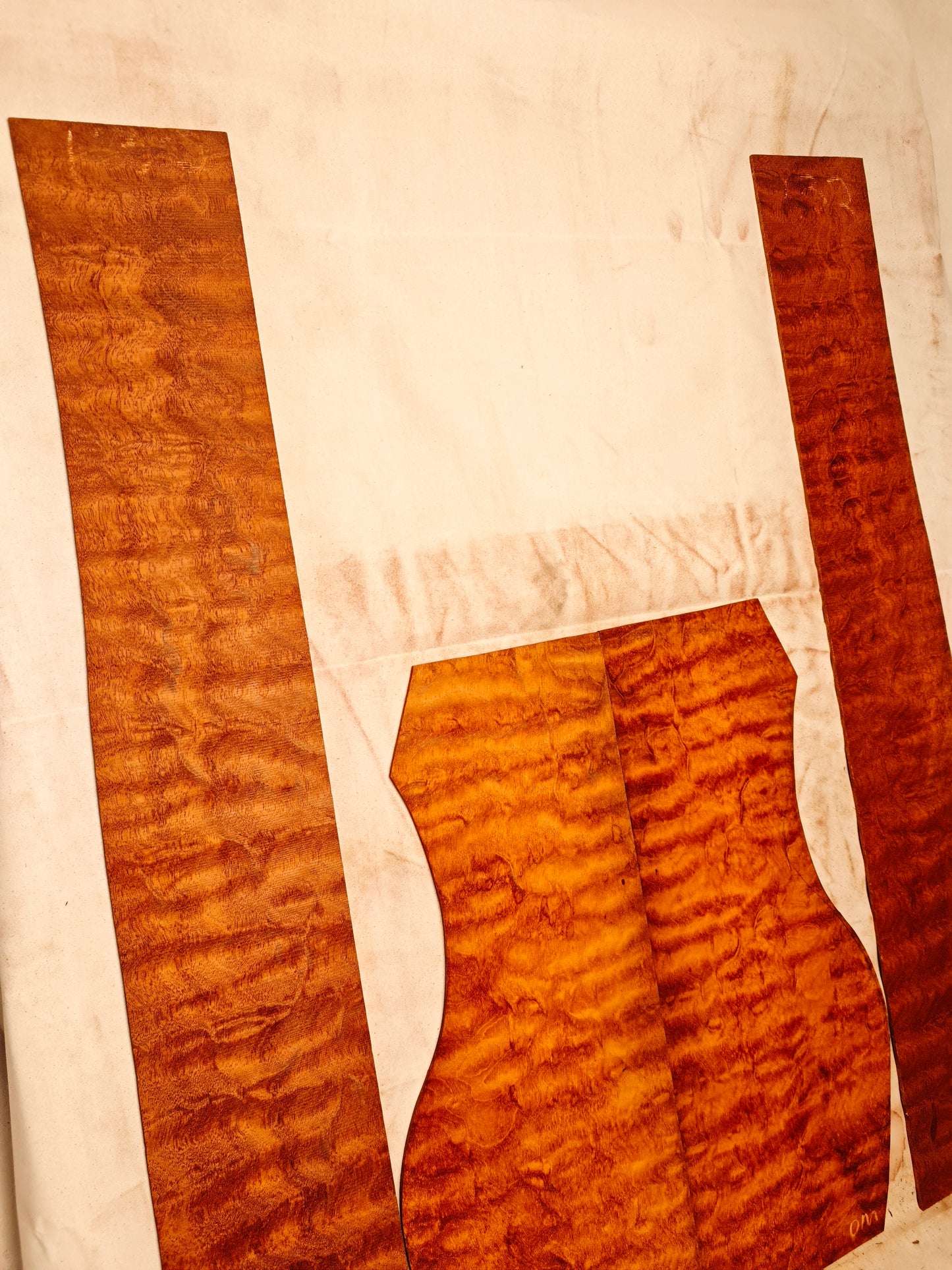 THE TREE honduran mahogany guitar backs&sides set