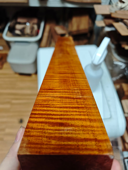 MA curly honduran mahogany guitar neck blank