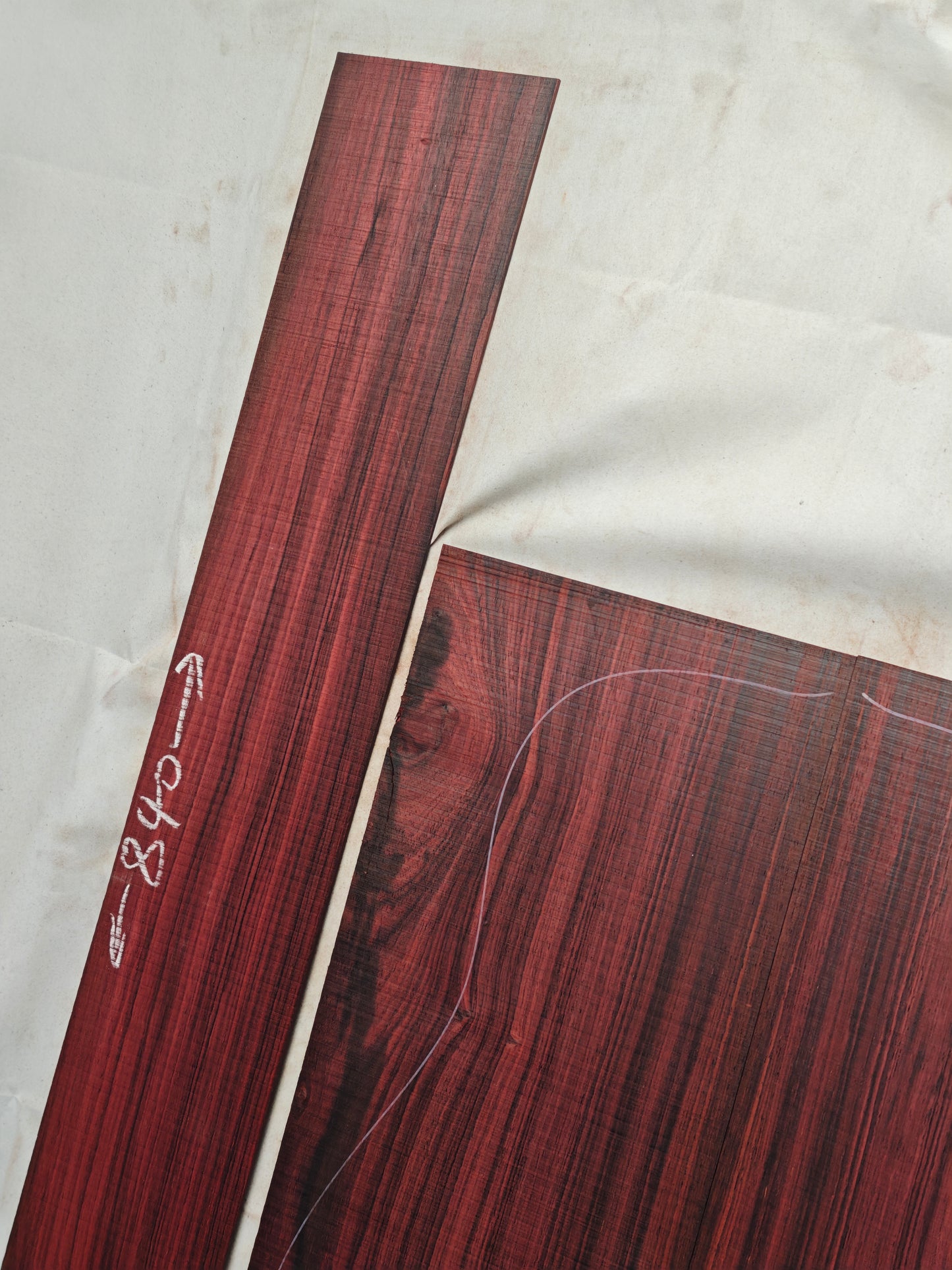 MA Quartersawn Bois de Rose madagascar rosewood back&sides guitar set A101