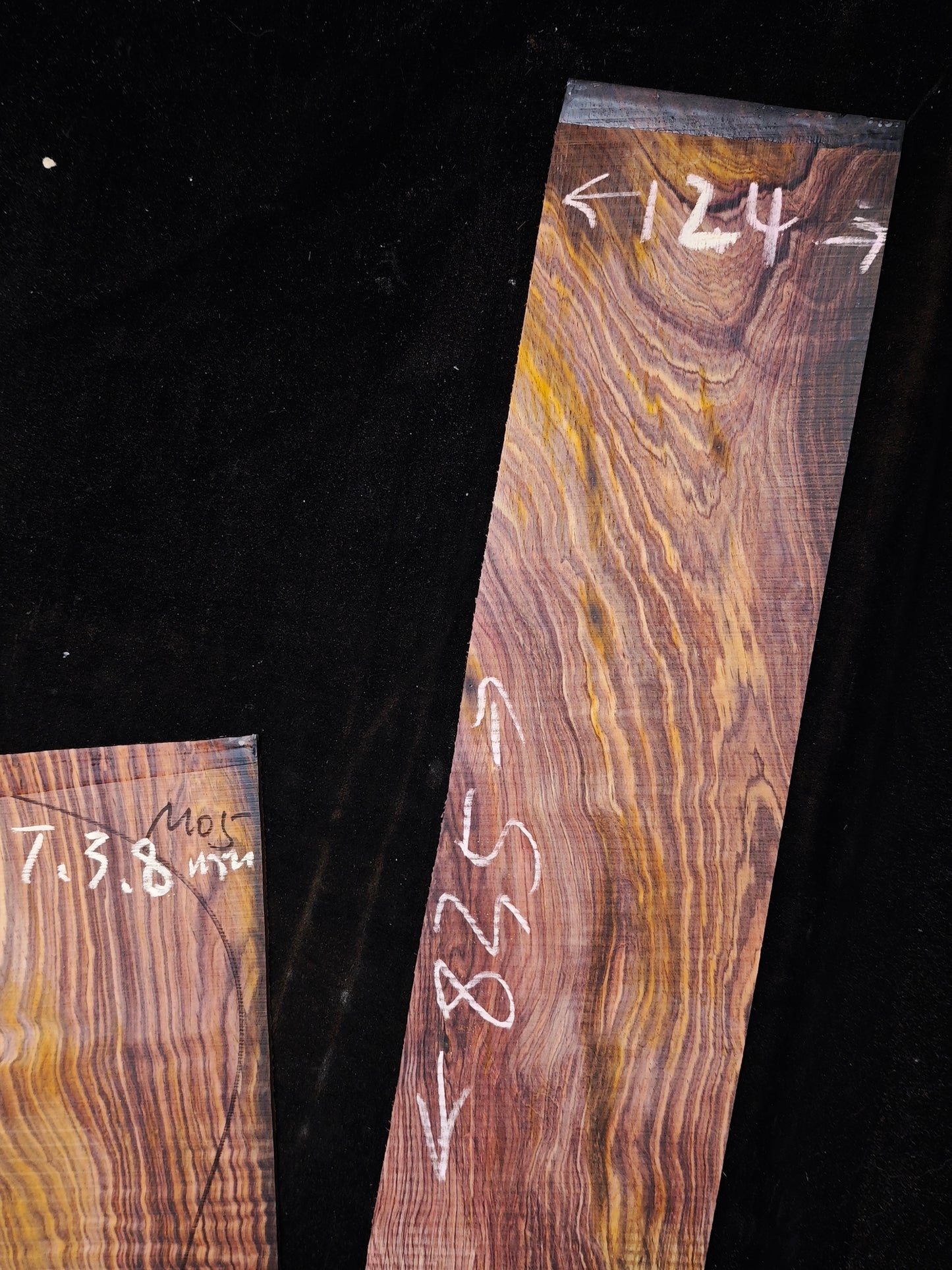 M05 curly Quartersawn cocobolo back&sides guitar set