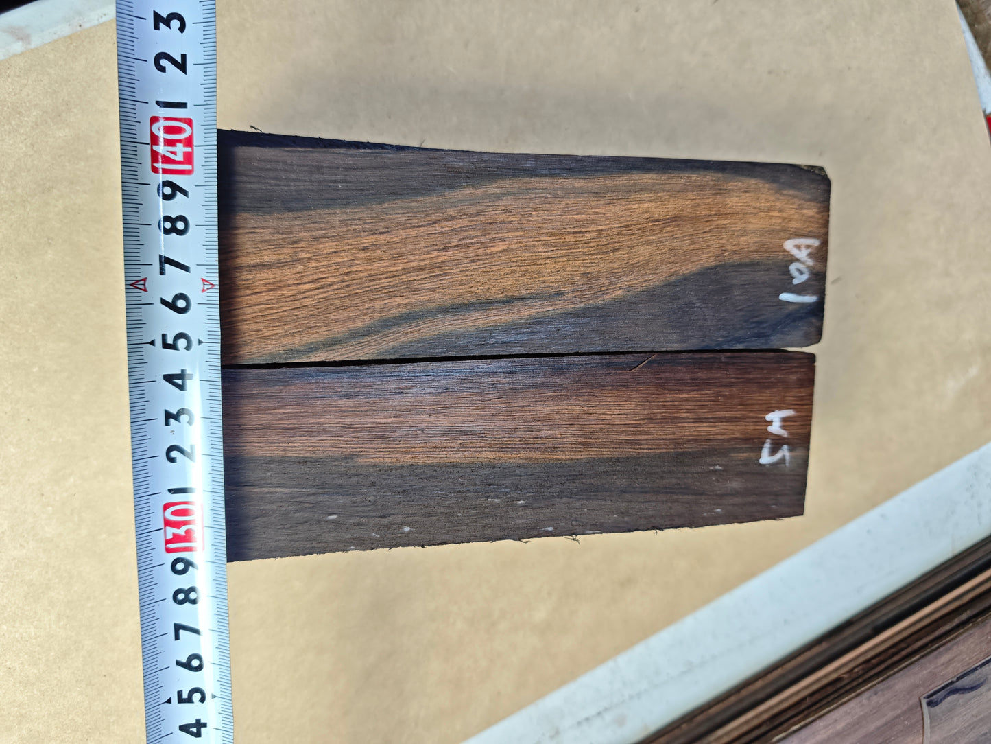 Brazilian Rosewood Guitar Bridge Blanks