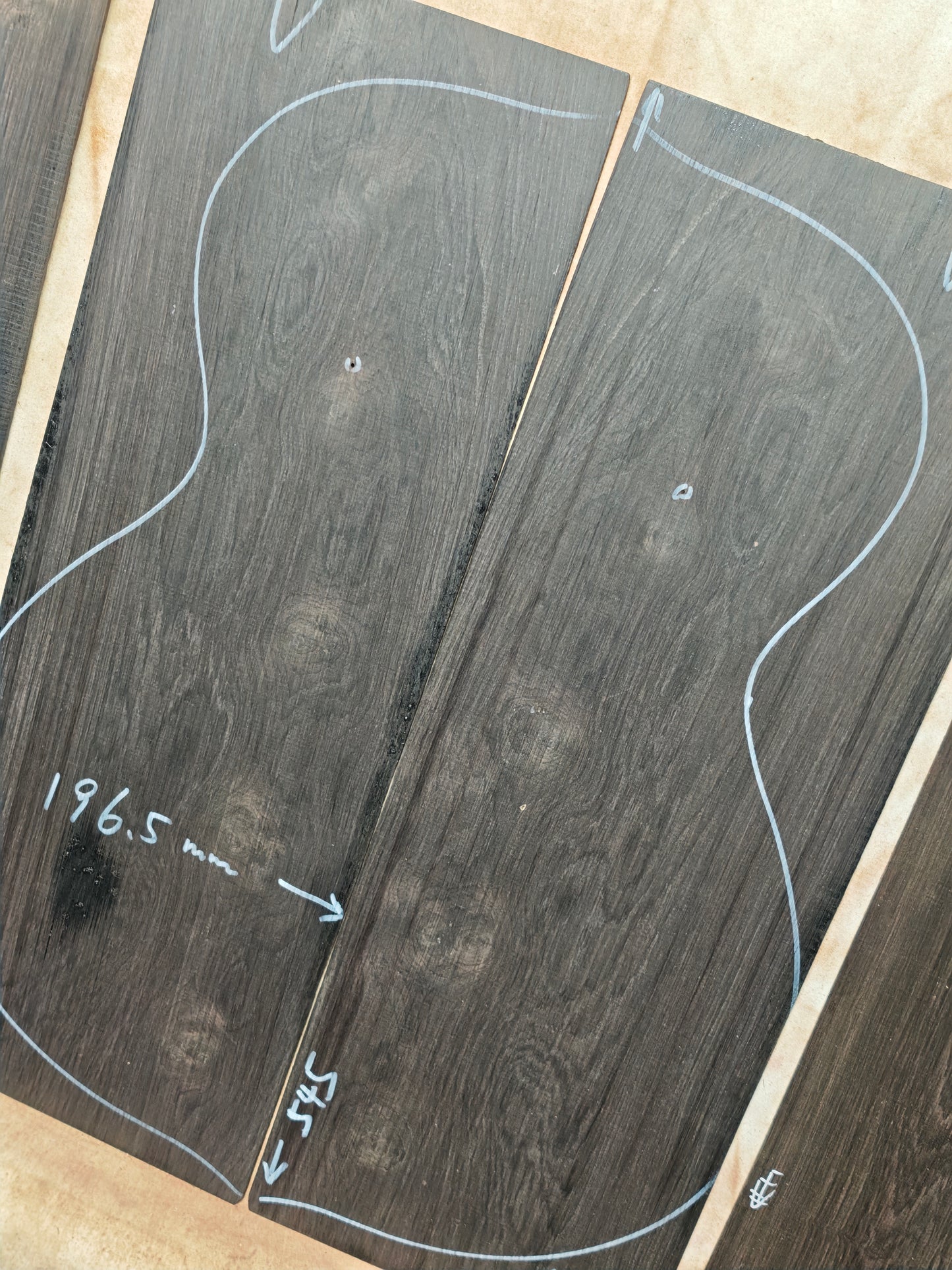 african blackwood back&sides guitar set