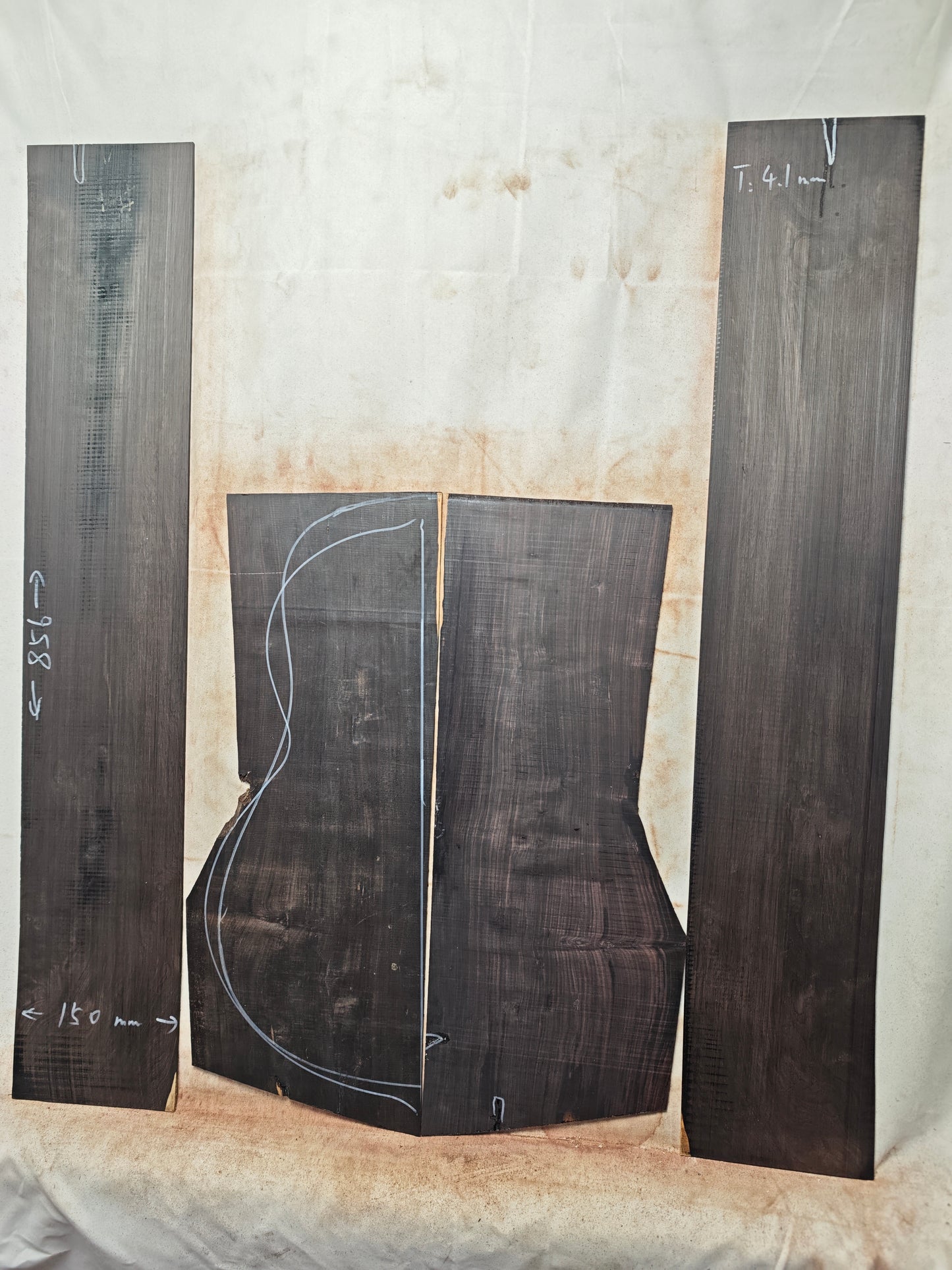 african blackwood back&sides guitar set