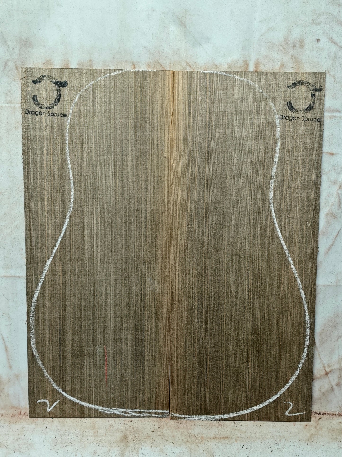 'Dragon Spruce' Ancient Sinker Chinese Spruce guitar top 5250 Years old