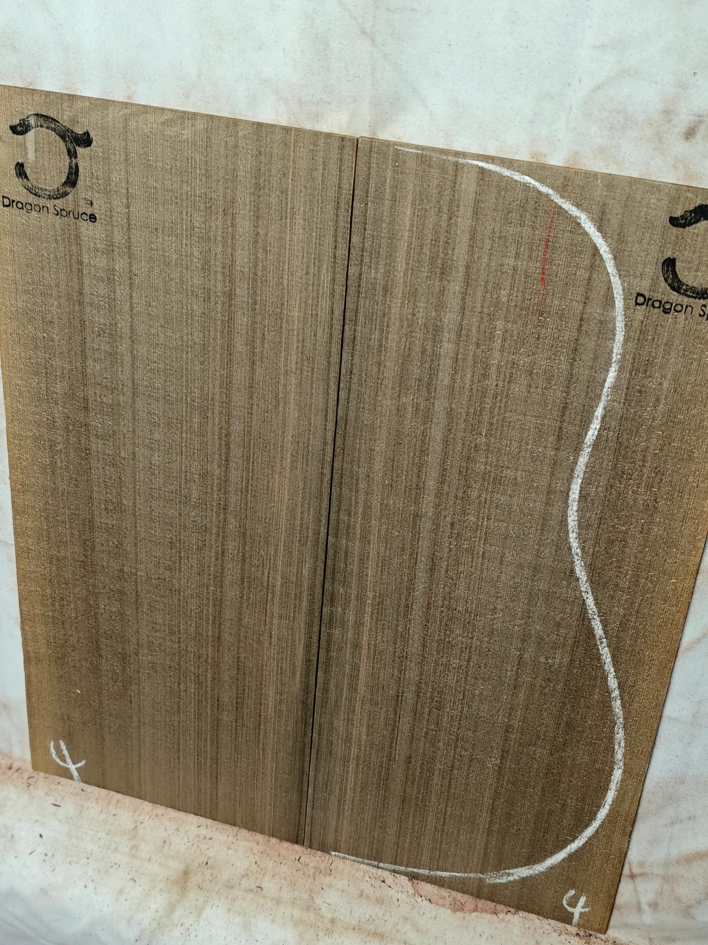 'Dragon Spruce' Ancient Sinker Chinese Spruce guitar top 5250 Years old